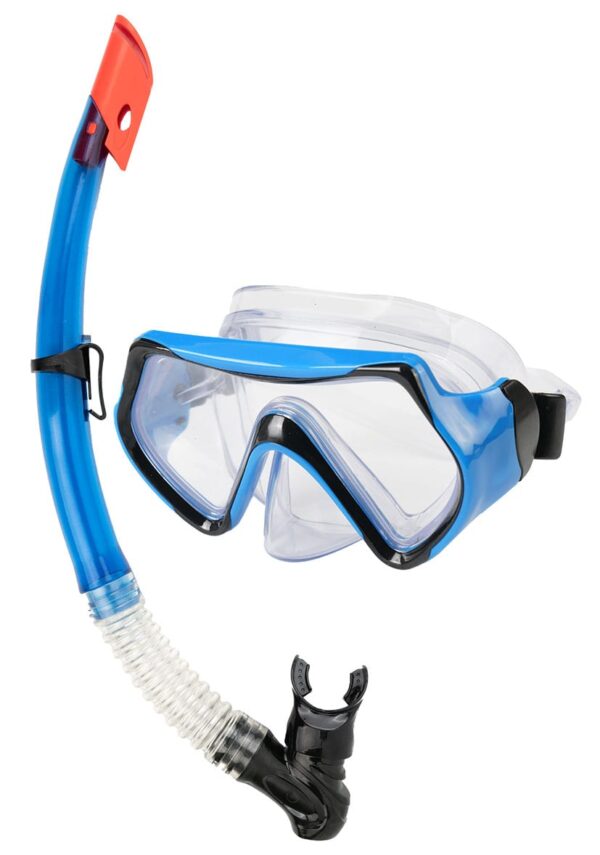 M10000 + SN002 SAPPHIRE MASK & TRITON SNORKEL SET - Görsel 3
