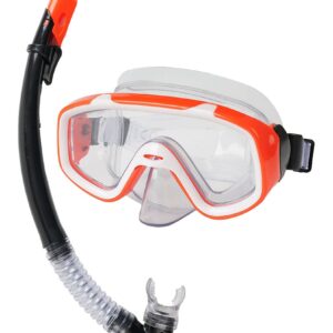 M12000 + SN002 EMERALD MASK & TRITON SNORKEL SET