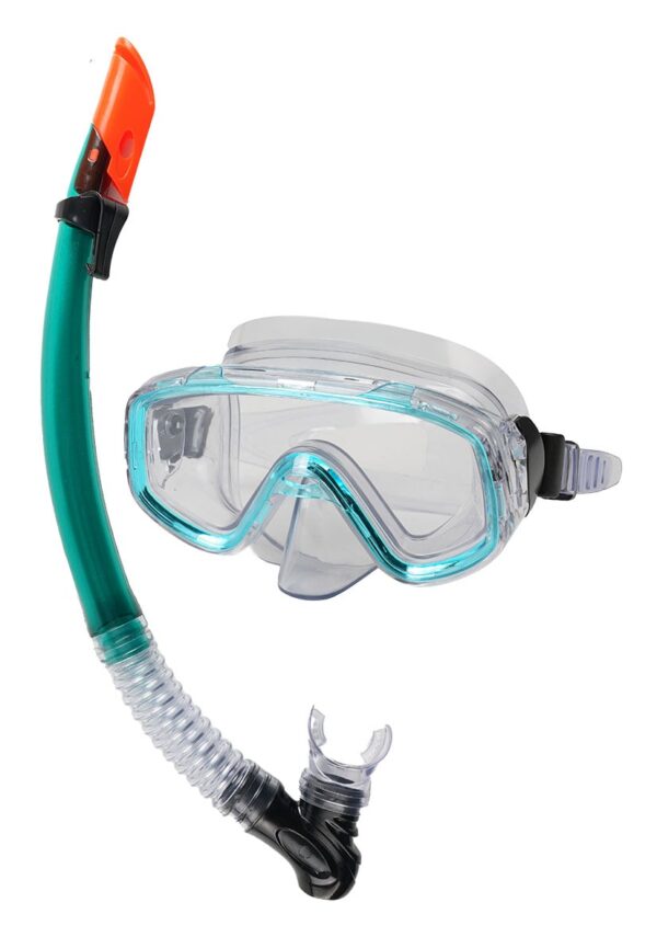 M12000 + SN002 EMERALD MASK & TRITON SNORKEL SET - Görsel 3