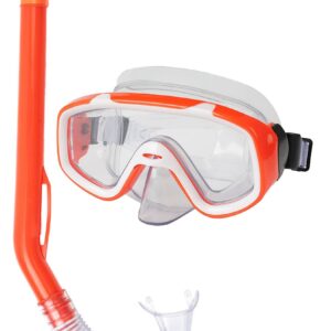 M12000 + SN005 EMERALD MASK & TITAN SNORKEL SET