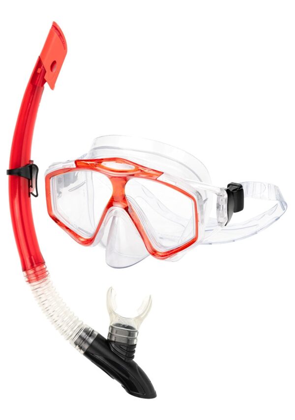 M8000 + SN001 XENA MASK & ELITE SNORKEL SET - Görsel 2